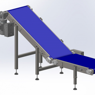 Convoyeur et table tournante sur mesure en Inox